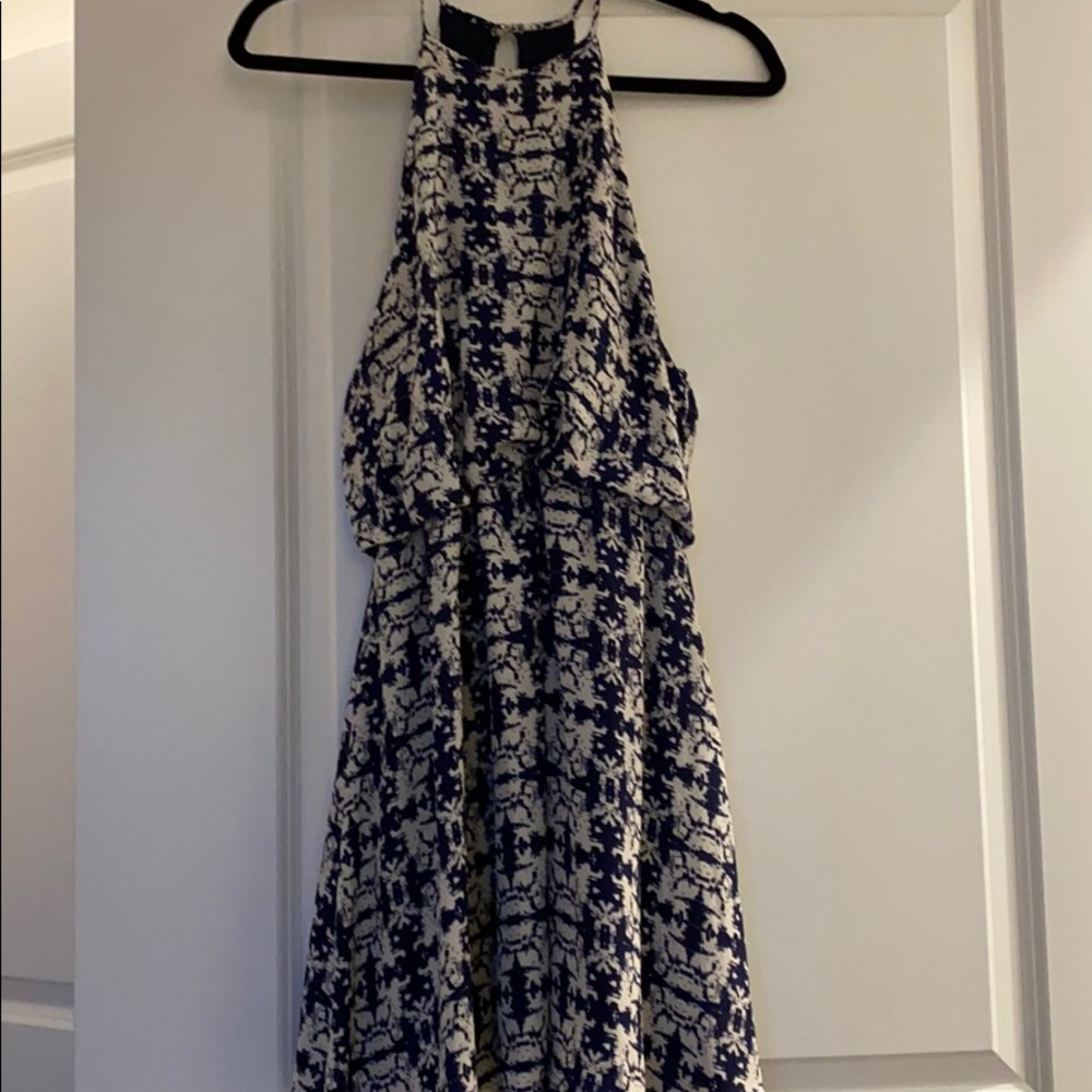Blue Patterned Dress